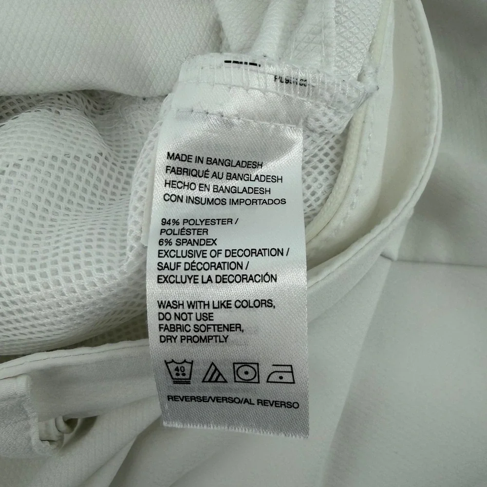IZOD Golf Pants Mens 34x32 White Z-Series Performance‎ Stretch 5-Pocket Straight